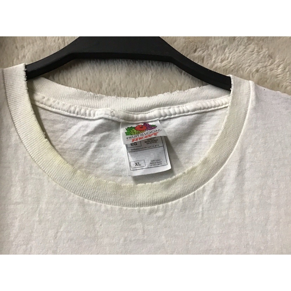 Vintage Pit Pro Motocross T-Shirt XL White Fruit of the Loom Braap Moto Graphic - Picture 5 of 5